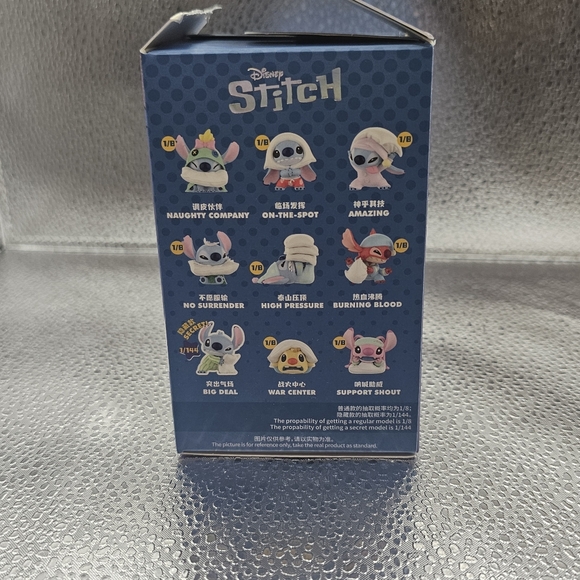 Disney Miniso Stitch Pillow Night Blind Box Figure w/ Card & Box Complete - Picture 3 of 5